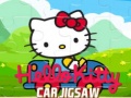 Igra Puzzle s Automobilom Hello Kitty online