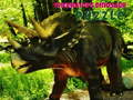 Igra Puzzle s Dinosaurom Triceratops online