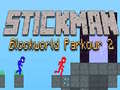 Igra Stickman Blockworld Parkour 2 online