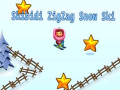 Igra Skibidi ZigZag Snježni Skijaš online