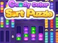 Igra Puzzle sortiranja slatkiša po bojama online