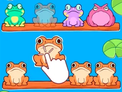 Igra Sortiranje žaba online