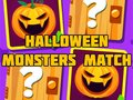 Igra Halloween Monsters Match online