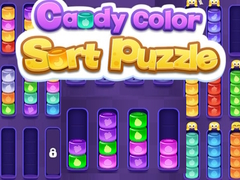 Igra Puzzle sortiranja slatkiša po bojama online