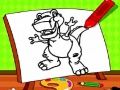 Igra Laka Bojanka za Dinosaurove za Djecu online