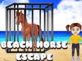 Igra Bijeg s plaže s konjem online