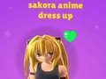 Igra Sakora: Oblačenje Anime online