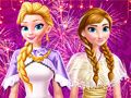 Igra Novogodišnja zabava Ellie i Annie online