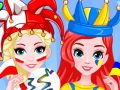 Igra Лучшие друзья: Чемпионат мира по раскраске лиц online