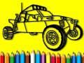Igra Povratak u školu: Knjiga za bojanje rally automobila online