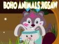 Igra Boho Životinje Puzzle online