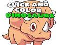 Igra Klikni i oboji dinosaure online
