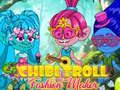 Igra Chibi Trol Modni Kreator online Igra Chibi Trol Modni Kreator online