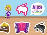 Igra Svijet oblika Alisinih glazbenih instrumenata online Igra Svijet oblika Alisinih glazbenih instrumenata online