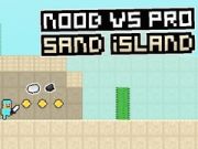 Igra Noob protiv Pro: Pješčani Otok online