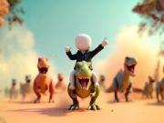 Igra Stickman: Arena Dinosaura online