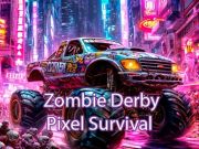Igra Zombi derbi piksel preživljavanje online