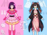 Igra Anime lutka: DIY cosplay djevojka online