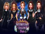 Igra Slavne osobe u stilu wenses Addams online