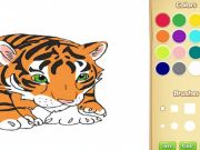 Igra Bojanje knjige: Tigerok online
