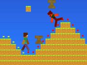 Igra Minecraft: Nub protiv Pro. Kiša je od premlaćivanja online