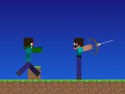 Igra Nub protiv Pros. Strijelci Minecraft online