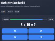 Igra Matematika za Standard II online