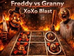 Igra Freddy protiv bake: Eksplozivni Tic Tac Toe online