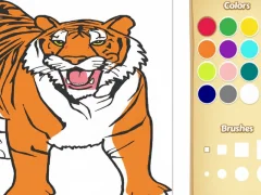 Igra Bojanje tigra online