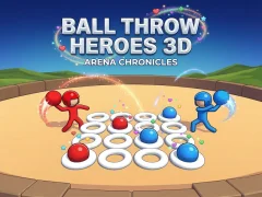 Igra Heroji bacaju loptu 3D online