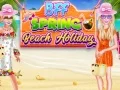 Igra Proljetni Odmor na Plaži s Najboljim Prijateljicama online