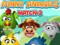 Igra Smiješni Životinje Match 3 online