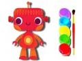 Igra Povratak u školu: Knjiga za bojanje robota online