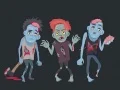 Igra Bojanje Zombija i Skeleeta online