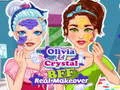 Igra Crystal i Olivia: Stvarni Makeover Najboljih Prijateljica online