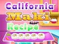 Igra Recept za Kalifornijski Maki online Igra Recept za Kalifornijski Maki online