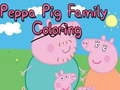 Igra Bojanje Obitelji Peppa Pig online Igra Bojanje Obitelji Peppa Pig online