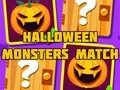Igra Halloween Monsters Match online