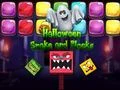 Igra Halloween Zmija i Blokovi online