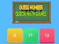 Igra Pogađanje broja Brze matematičke igre online