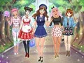 Igra Oblačenje Anime u Srednjoj Školi online