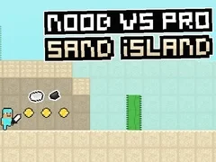Igra Noob protiv Pro: Pješčani Otok online