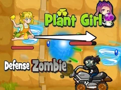 Igra Obrana Djevojke Biljke od Zombija online