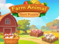 Igra Farm Animal Sort Puzzle online