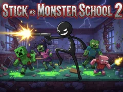 Igra Stickman protiv Monster High 2 online