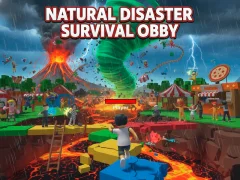 Igra Obby: Disaster Survival online
