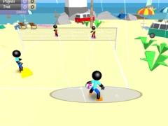 Igra Stykman: Odbojka na plaži online