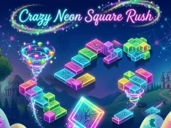Igra Crazy Neon Square Raid online