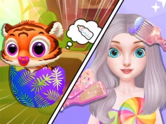 Igra Smiješne mini-igre za princeze online