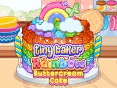 Igra Tiny Baker: Rainbow Butter Cake online